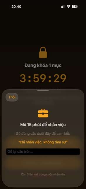 Cửa sổ nhắn việc